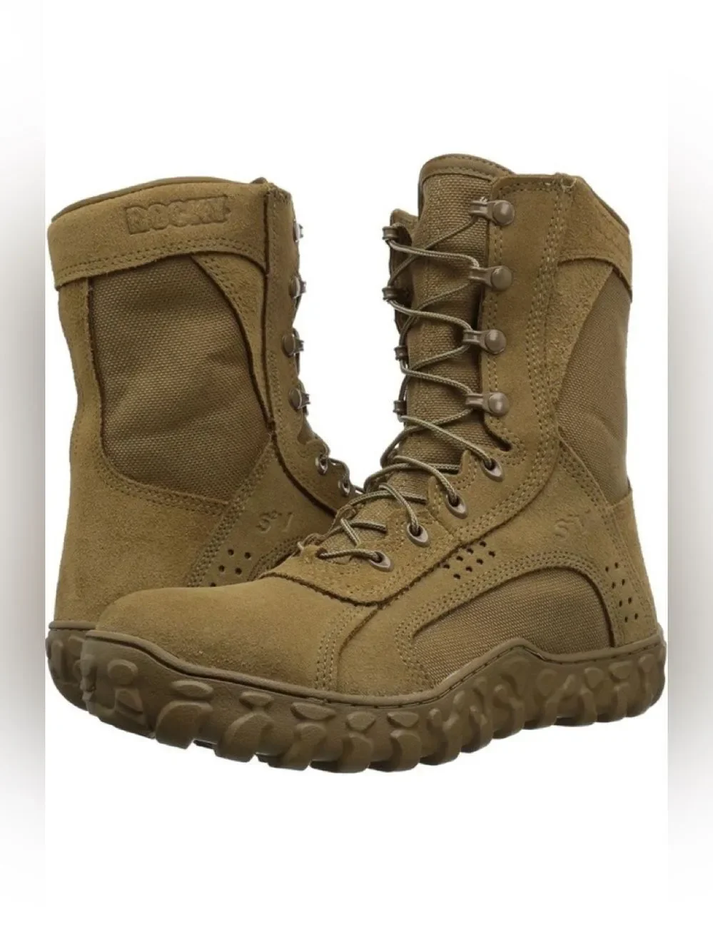 ROCKY S04 Men's Tan Tactical Boots Size 16M